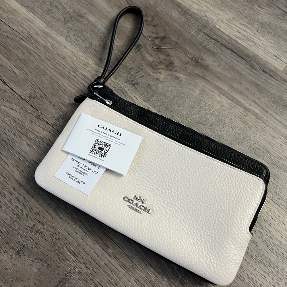 Coach Double Zip Wallet NEW